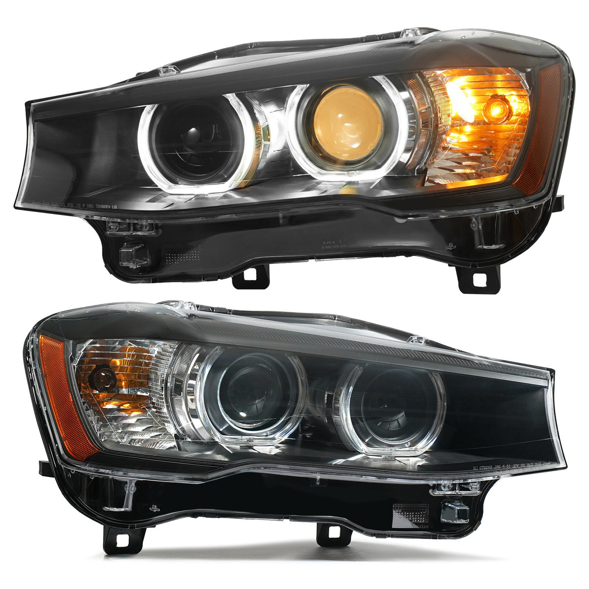 Left halogen projector headlight side angle for 2015-2018 BMW X3