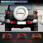 Sequential LED turn signal on the 2007-2014 Toyota FJ Cruiser tail light