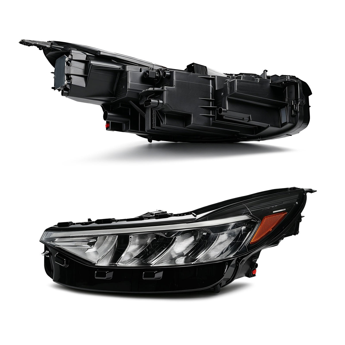 Pair LED headlight front angle for 2023-2025 Ford Escape