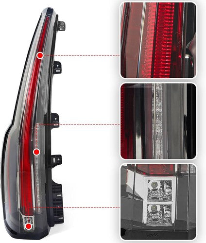 LED vertical tail light view 4 for Cadillac Escalade & Escalade ESV (2015-2020)
