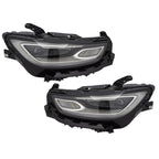 Black Full LED Projector Headlights Pair w/ Module for Chrysler Pacifica (2021-2026)