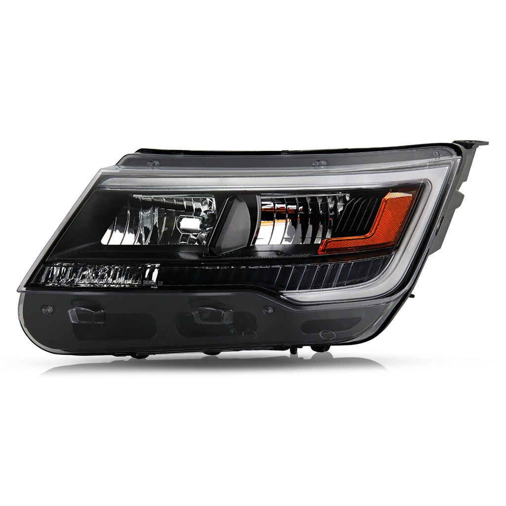 Right LED headlight side angle for 2016-2018 Ford Explorer Sport