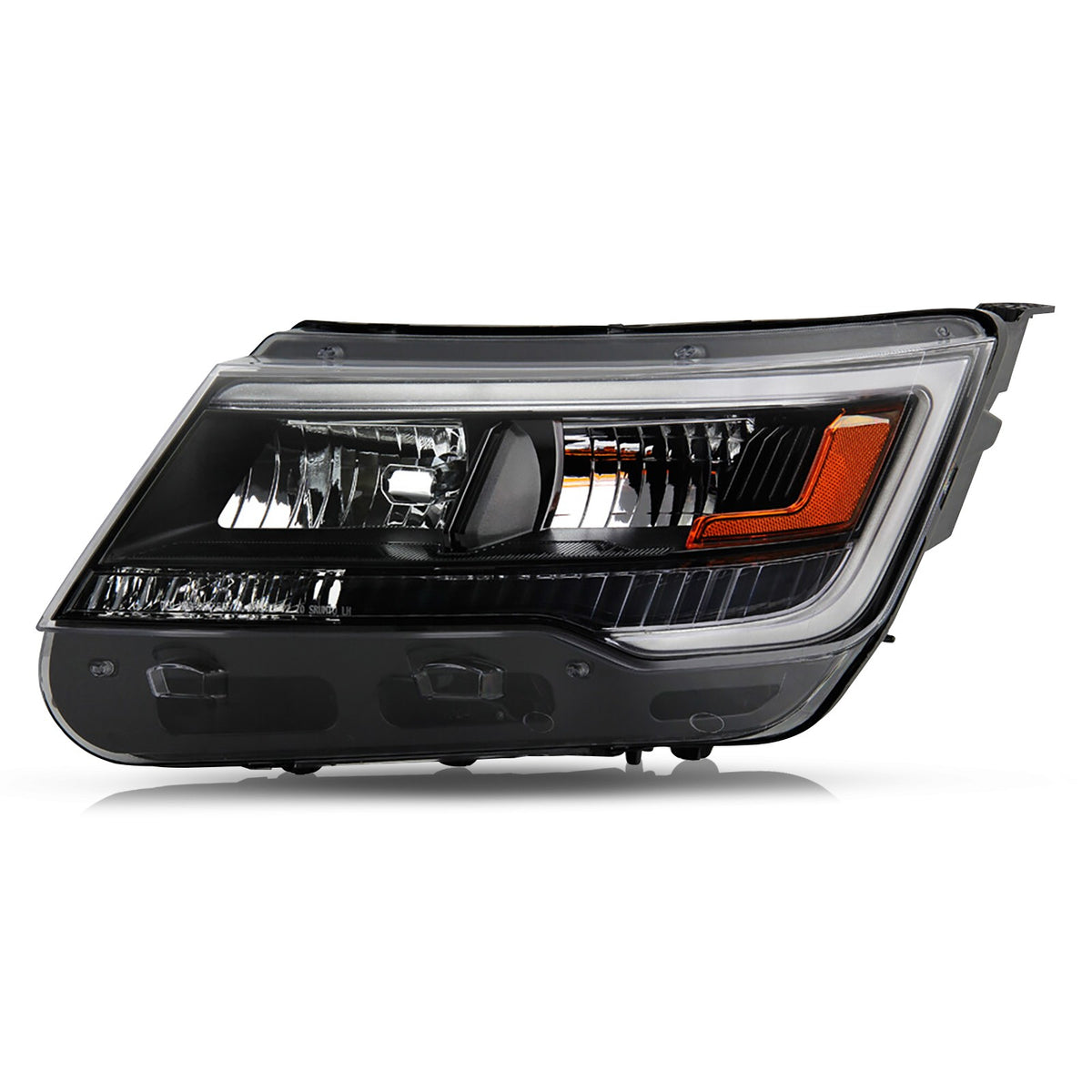 Right LED headlight side angle for 2016-2018 Ford Explorer Sport