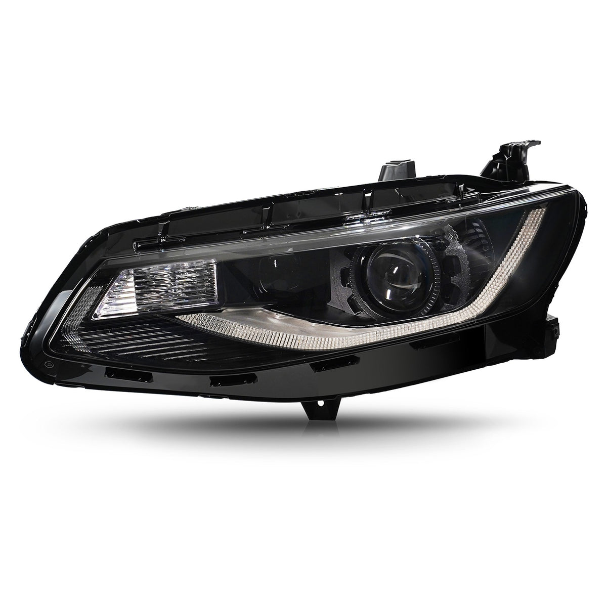 Pair halogen projector headlight front angle for 2016-2018 Chevy Malibu