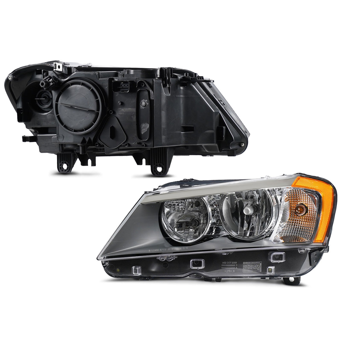 Right halogen headlight side angle for 2011-2014 BMW X3 F25