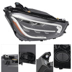 Pair LED headlight front angle for 2020-2022 Mercedes-Benz GLC