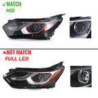 Left HID headlight side angle for 2018-2021 Chevy Equinox