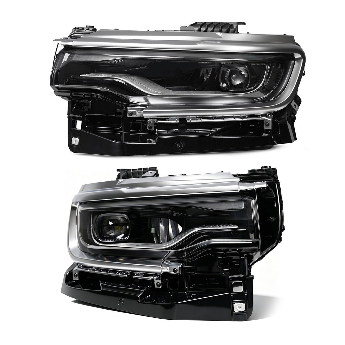 Pair LED headlight front angle for 2022-2025 Jeep Wagoneer / Wagoneer L