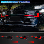 Running light start-up animation on the 2013-2020 Lexus GS350 / GS200t / GS F LED tail lights