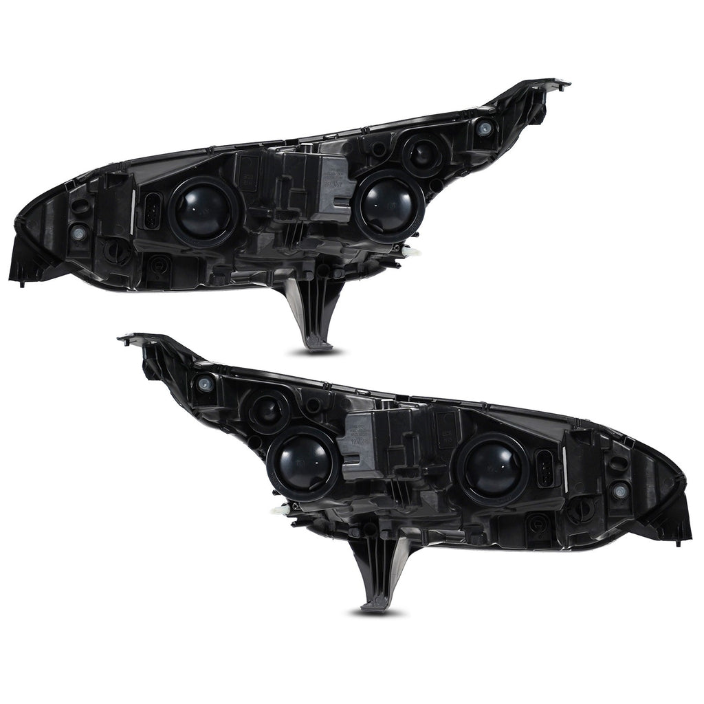 Pair halogen headlight front angle for 2014-2018 Ford Transit Connect