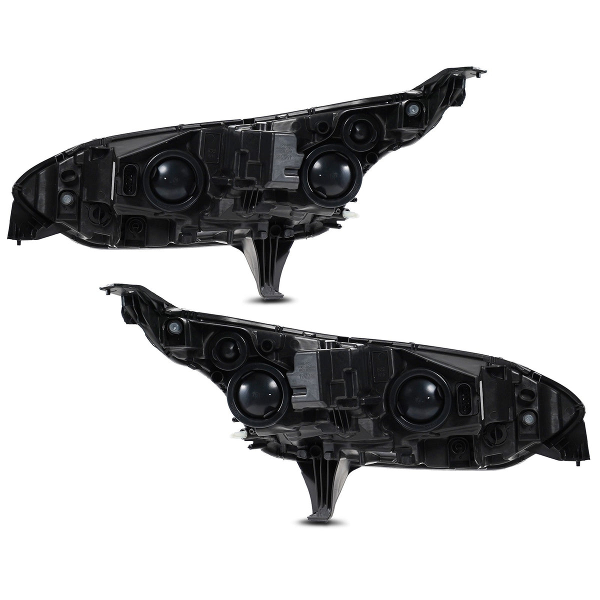Pair halogen headlight front angle for 2014-2018 Ford Transit Connect