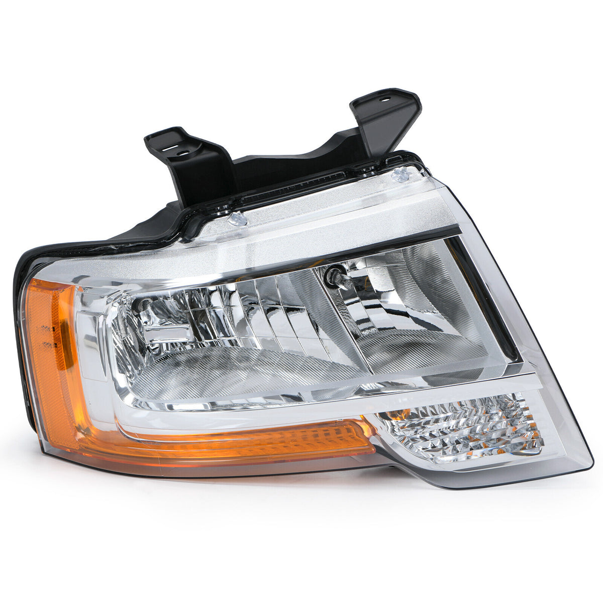 Pair halogen headlight front angle for 2015-2017 Ford Expedition