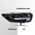 Left LED headlight side angle for 2021-2023 Buick Envision