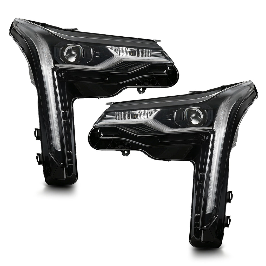 Pair LED headlight front angle for 2020-2025 Cadillac CT4