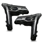 Pair LED headlight front angle for 2020-2025 Cadillac CT4