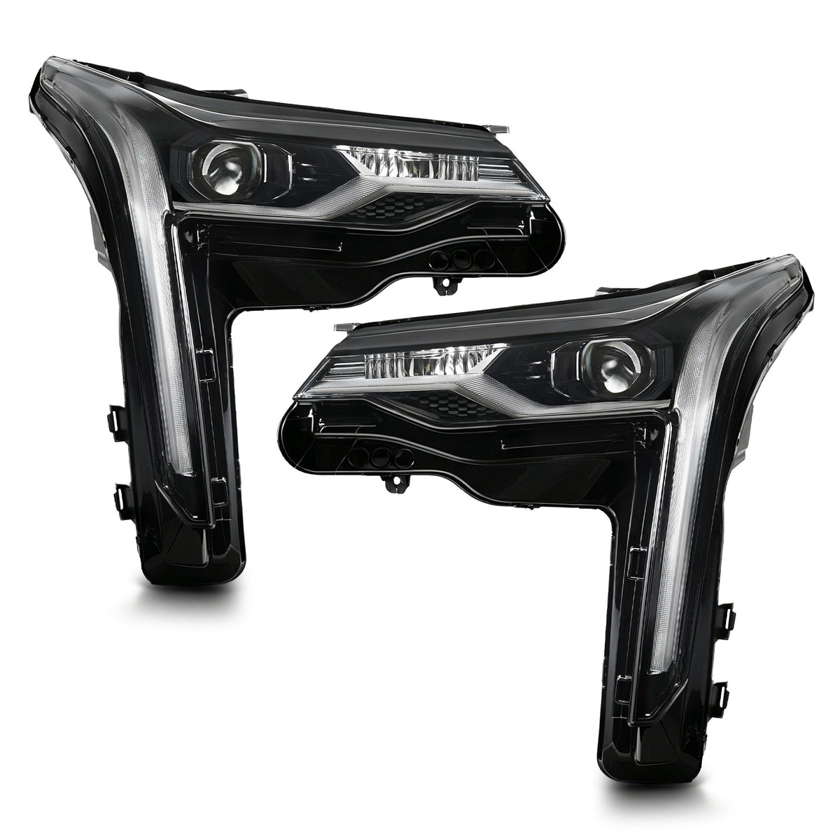 Pair LED headlight front angle for 2020-2025 Cadillac CT4