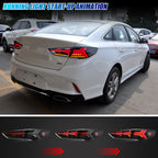 Running light start-up animation on the 2018-2019 Hyundai Sonata LED tail lights