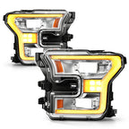 Left LED headlight side angle for 2015-2017 Ford F-150