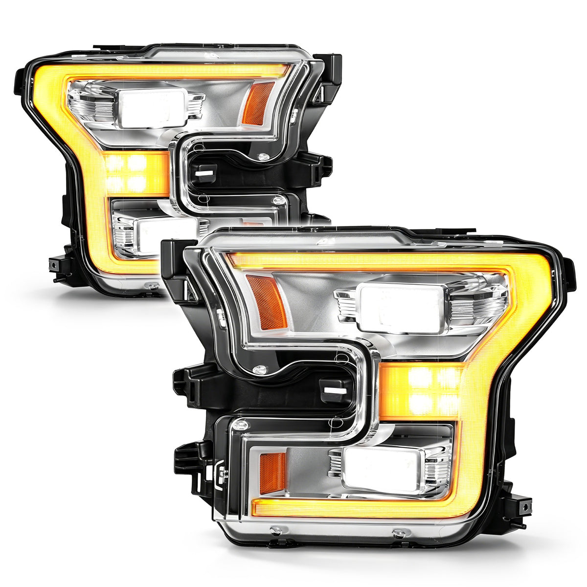 Left LED headlight side angle for 2015-2017 Ford F-150