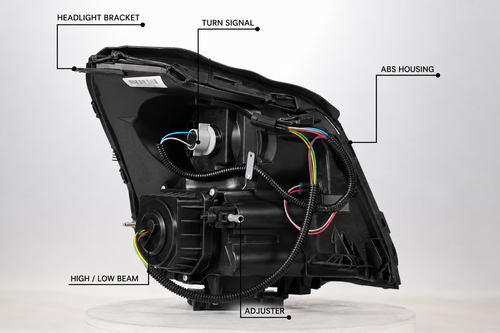 Chrome HID Projector headlight features and specifications for 2006-2011 Cadillac DTS (image 3)