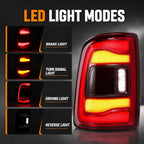 LED tail light view 4 for Ram 1500 with Blind Spot (2019-2024)