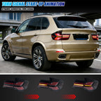 Sequential LED turn signal on the 2007-2013 BMW X5 E70 tail light