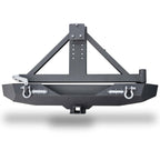 Front and Rear Tire Carrier Rock Crawler Bumpers for Wrangler JK 2007-2018 Bumper