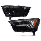 Left LED headlight side angle for 2019-2025 Audi Q3