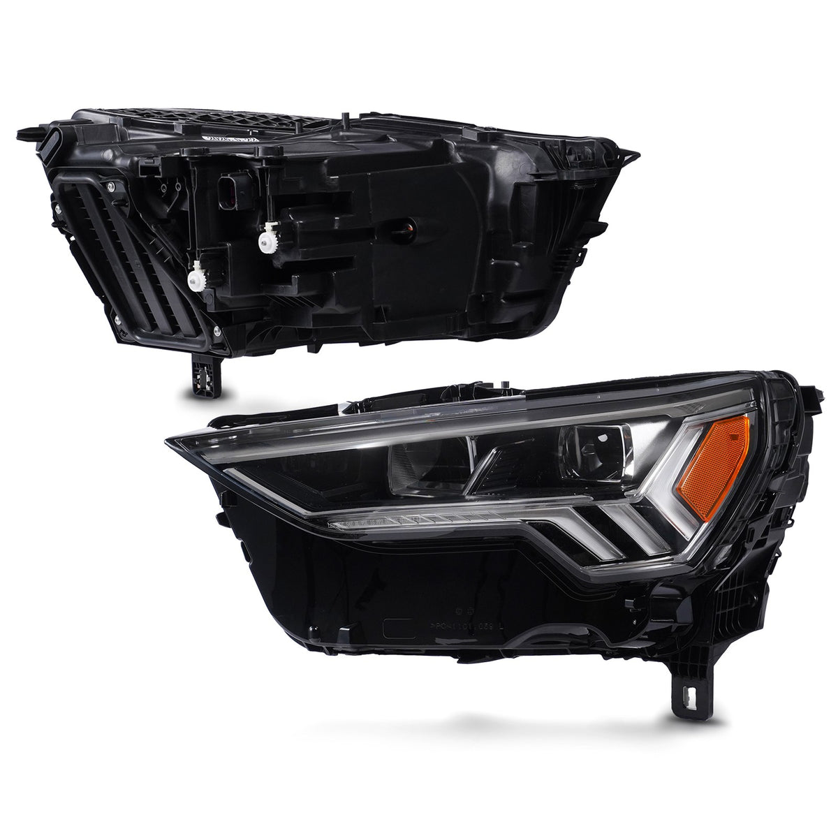Left LED headlight side angle for 2019-2025 Audi Q3