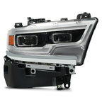 Pair LED headlight front angle for 2019-2024 Ram 1500