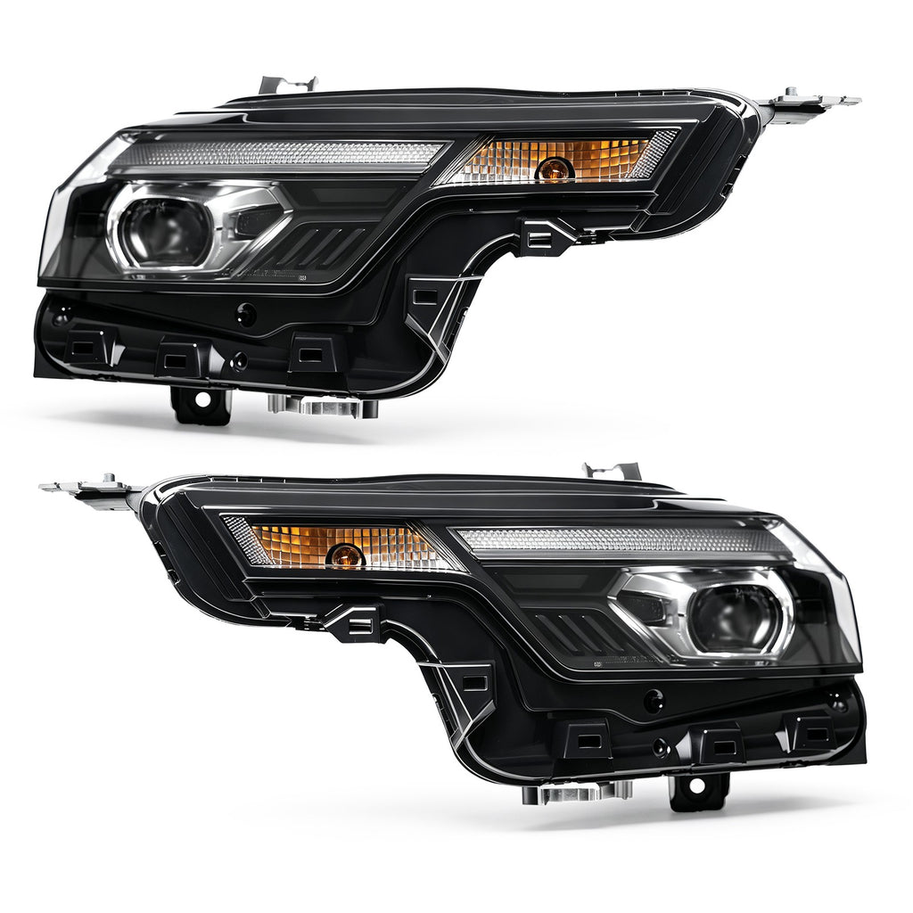 Pair LED headlight front angle for 2023-2026 Chevrolet Colorado
