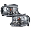 LED Headlights Pair w/ LED DRL & Module, Chrome for Ford Maverick Lariat (2022-2024)