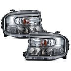 LED Headlights Pair w/ LED DRL & Module, Chrome for Ford Maverick Lariat (2022-2024)
