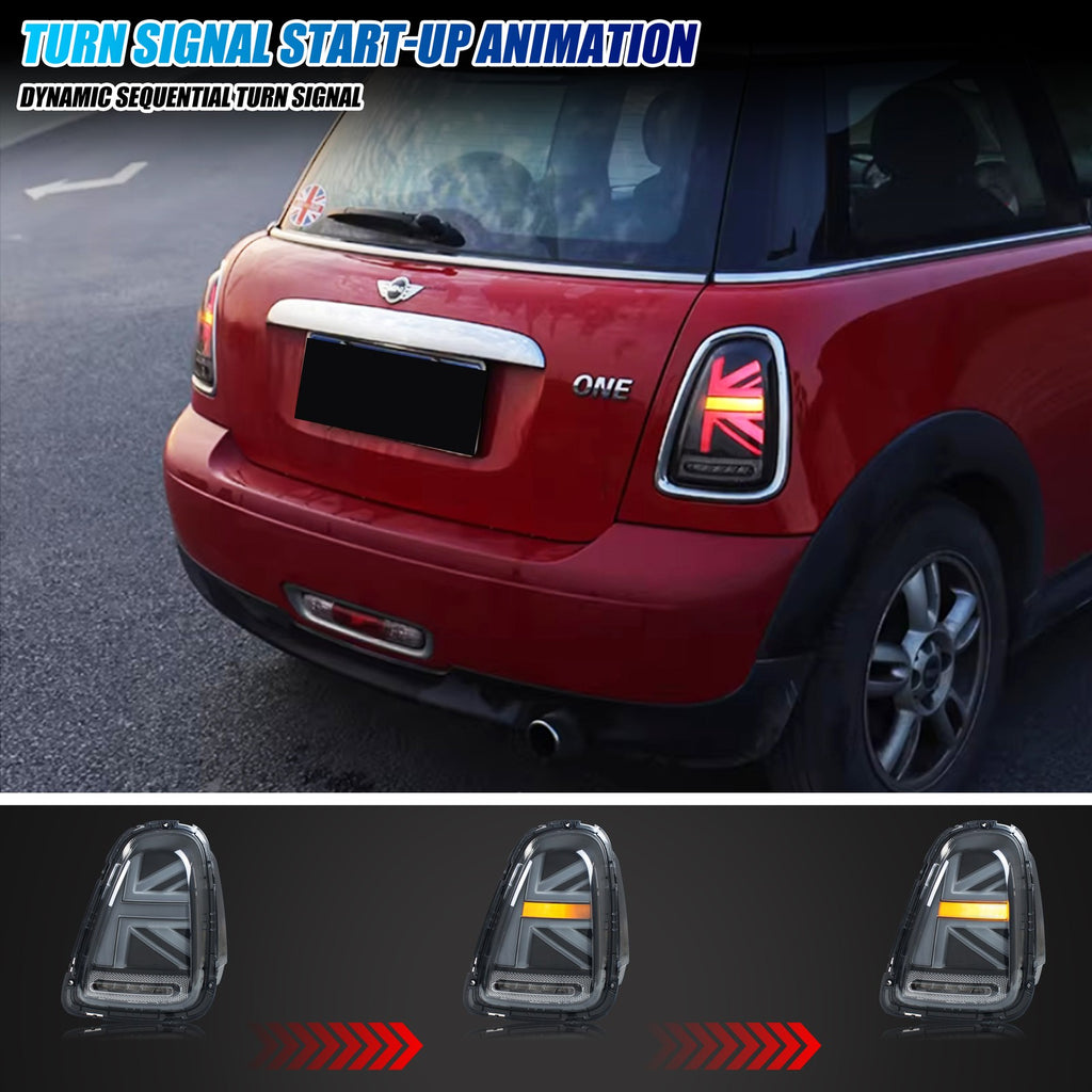 Sequential LED turn signal on the 2007-2013 Mini Cooper R56 / R57 / R58 / R59 tail light