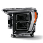 Pair LED headlight front angle for 2021-2023 Ford F-150 Raptor