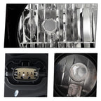 Left halogen headlight side angle for 2015-2026 Ford Transit
