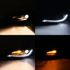 Right halogen headlight side angle for 2015-2017 Chrysler 200