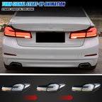 Sequential LED turn signal on the 2017-2020 BMW 5 Series G30 / M5 F90 tail light