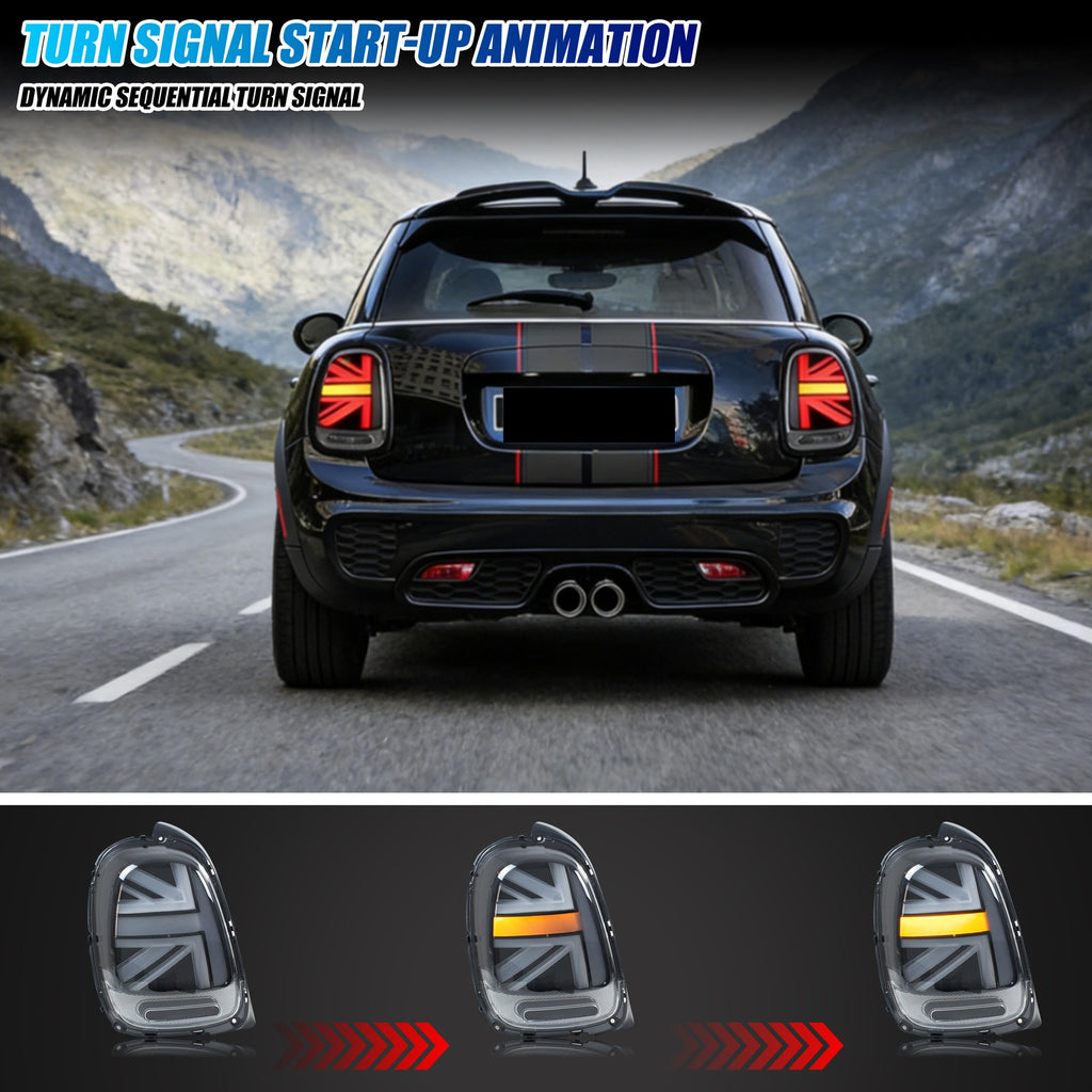 Sequential LED turn signal on the 2014-2023 Mini Cooper F55 / F56 / F57 tail light
