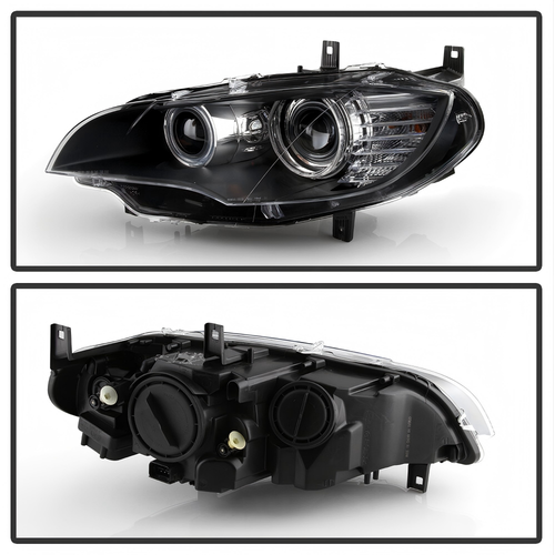 Left HID headlight side angle for 2008-2014 BMW X6 E71