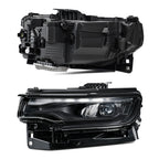 Pair LED headlight front angle for 2022-2025 Jeep Wagoneer / Wagoneer L