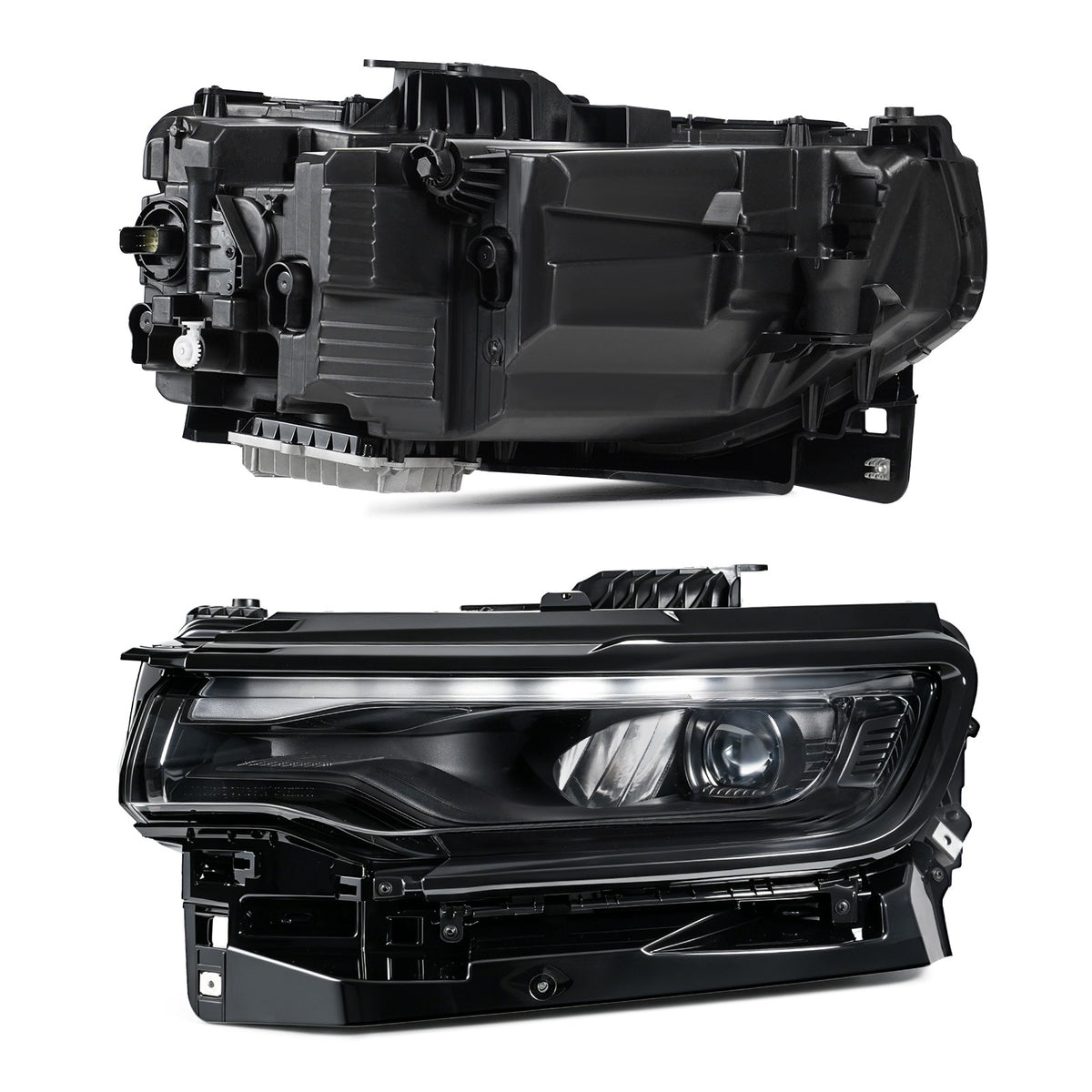 Pair LED headlight front angle for 2022-2025 Jeep Wagoneer / Wagoneer L