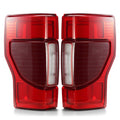 chrome LED tail light view 4 for Ford F-250 F-350 Super Duty Halogen Models (2017-2022)
