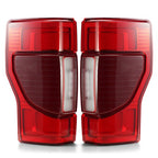 chrome LED tail light view 4 for Ford F-250 F-350 Super Duty Halogen Models (2017-2022)