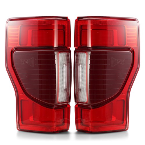 chrome LED tail light view 4 for Ford F-250 F-350 Super Duty Halogen Models (2017-2022)