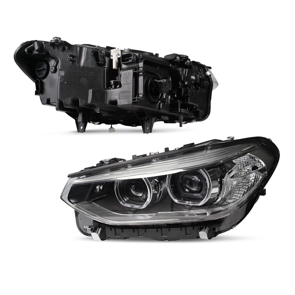 Left LED headlight side angle for 2018-2021 BMW X3 / X4