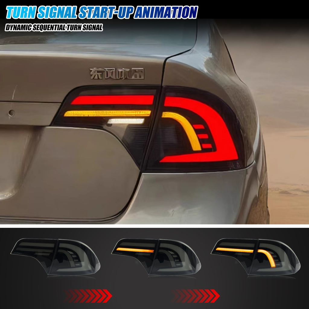 Sequential LED turn signal on the 2006-2011 Honda Civic Sedan tail light
