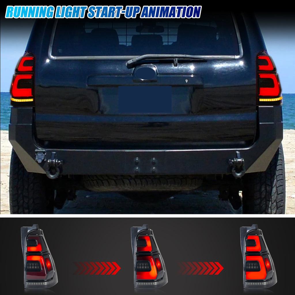 Running light start-up animation on the 2003-2009 Toyota 4Runner LED tail lights