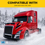 Fitment chart for Black Full LED headlights, 2018-2024 Volvo VNL VNR (image 2)