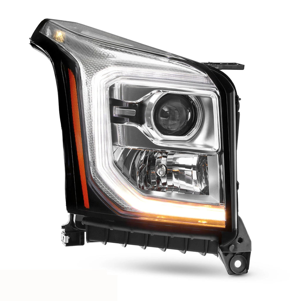 Pair HID headlight front angle for 2015-2020 GMC Yukon